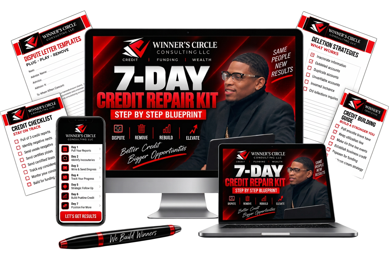 Winners Circle 7-Day Credit Repair Kit